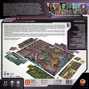Board game Portal Games Gra Circadians: Ład Chaosu – tabletop strategy game