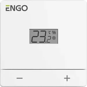 Vadu temperatūras regulators Engo T9EASY230W, balts, tīkla barošana 230V