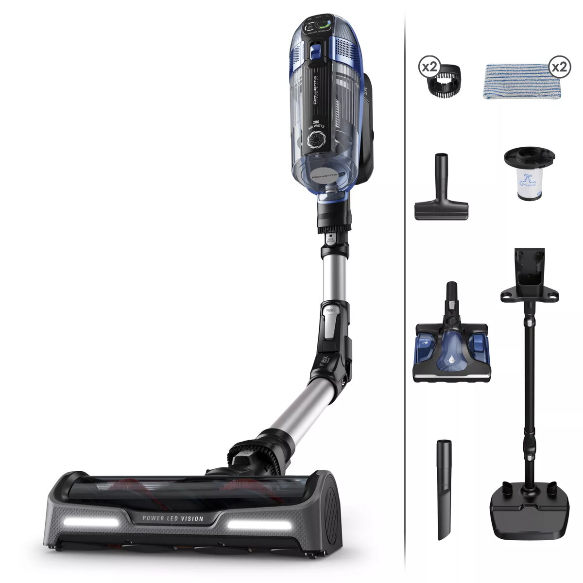 Rowenta RH99C3 2-in-1 bezvadu putekļu sūcējs