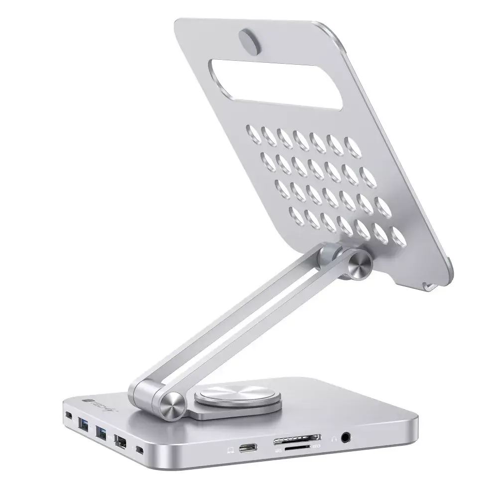 Tablet stand Techly 8-in-1 USB-C Hub Docking Station Photo 11