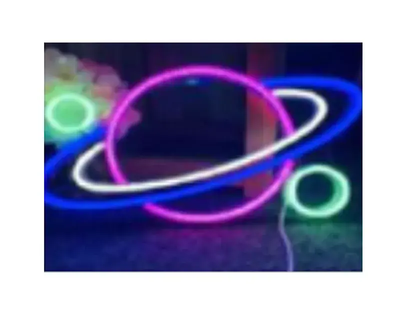 LED neon sign ActiveJet AJE-NEON PLANET USB 5V Photo 2
