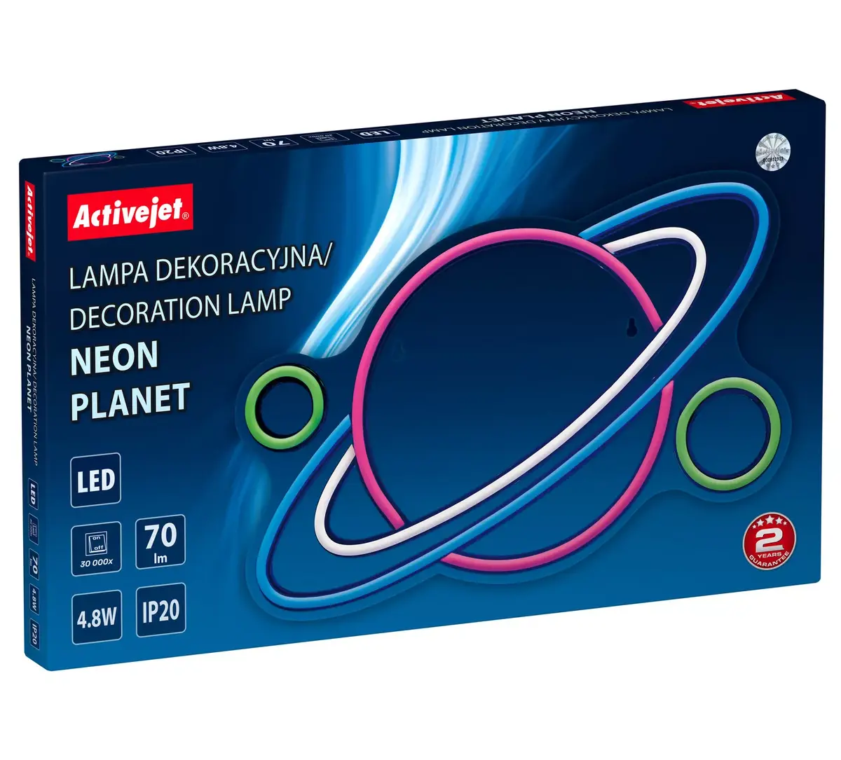 LED neon sign ActiveJet AJE-NEON PLANET USB 5V Photo 6