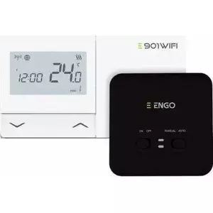 Engo temperatūras regulators ENGO E901WIFI bezvadu Wi‑Fi virsmas uzstādāms (MPN 932322661)