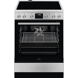 Keramiskā plīts AEG CCB6446CBM 60 cm nerūsējošais tērauds, enerģijas klase A