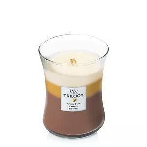 Vaska svece WoodWick 92904 Karameles Vaniljas 1 gab Stikla turētājs