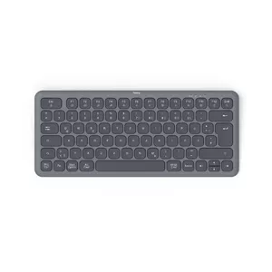 Hama WK-500 Keyboard Home Office RF Wireless Bluetooth QWERTZ German Black Dark Grey