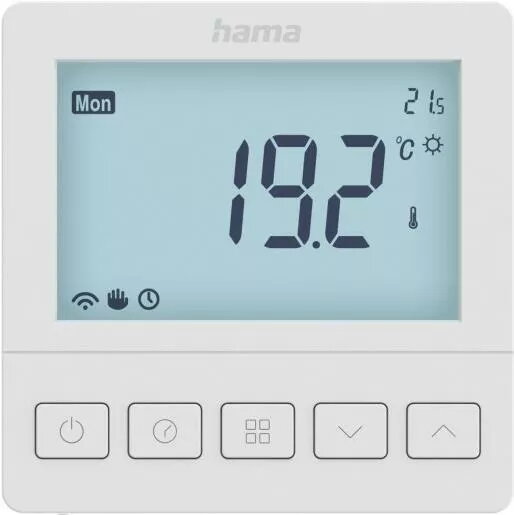 Digitālais termostats Hama 00176629 Balts LCD