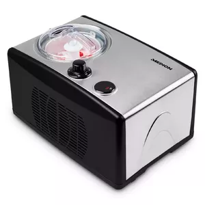 MEDION MD 18387 Kompresora saldējuma pagatavošanas ierīce 1,5 L 150 W Melns, Sudrabs