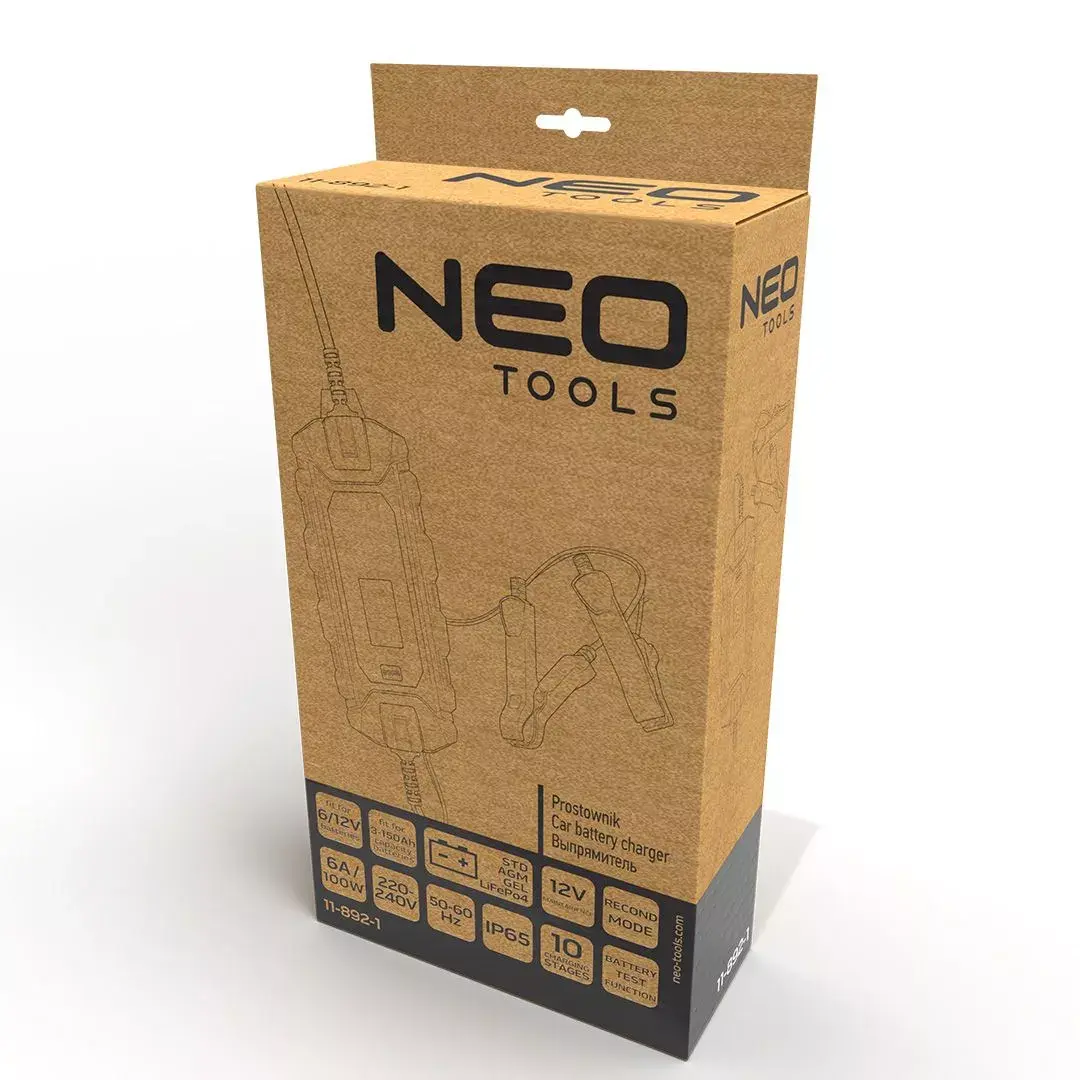 Transportlīdzekļa akumulatora lādētāja piederums NEO tools 11-892-1 Photo 7