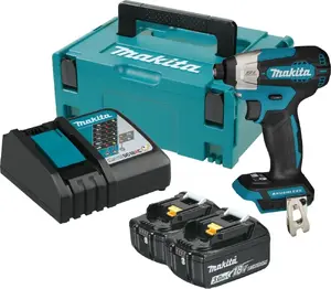 Аккумуляторный ударный гайковёрт Makita DTD157RFJ 18В бесщёточный компактный
