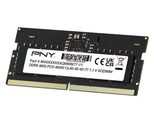 Notebook memory PNY 16GB MN16GSD54800-BLK Photo 2