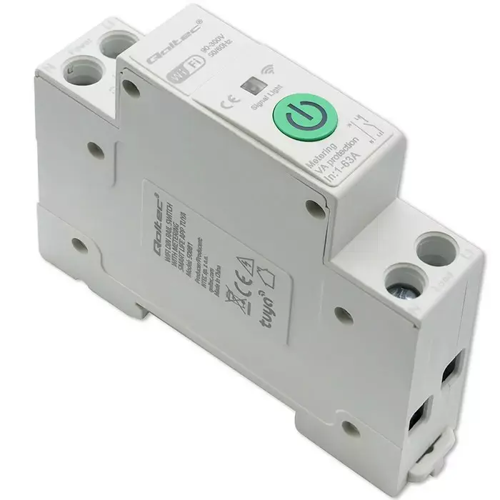 DIN-rail WiFi relay QOLTEC 50881 63A Photo 6