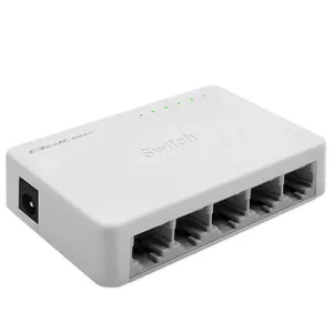 Network switch QOLTEC 52247 5 x RJ45 ports 1000Mbps Gigabit unmanaged