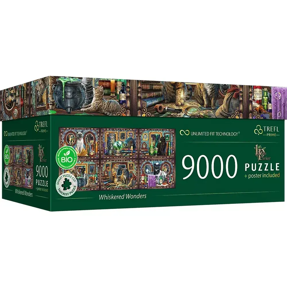 Puzle TREFL 9000 gab. Whiskered Wonders Photo 2