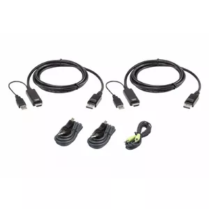 KVM Cable Kit ATEN 1.8M USB Dual Display Secure USB Keyboard Mouse