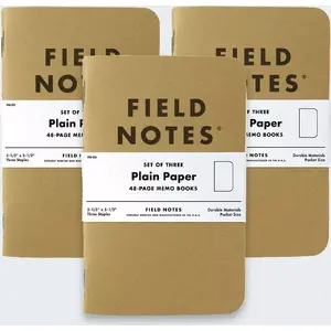 Notepad pack HP Field Notes Original Kraft smooth paper, 3-pack