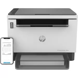 Multifunction Laser Printer HP LaserJet Tank MFP 1604w — mono laser, A4, Wi‑Fi, scan (600x600), copy (600x1200), black