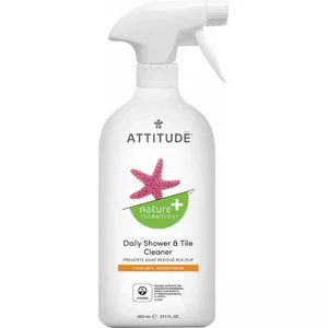 Shower cleaner Attitude ATT03800, lemon peel scent, 800 ml bottle