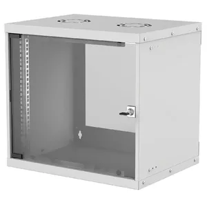 Настенный шкаф Intellinet 9U Серый Стеклянная Дверь 50кг