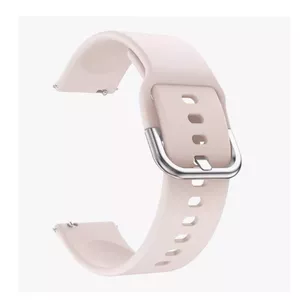 Silicone watch strap Riff for Samsung Galaxy, 20 mm, beige