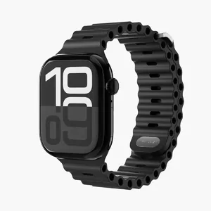 Strap Vonmählen Wave Band 2 Black Silicone Smartwatch