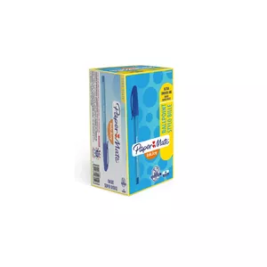 Kuličtapia pildspalva Paper Mate InkJoy 100ST Ultra Fine, zilas tintes, 50 gab., metāla kannā