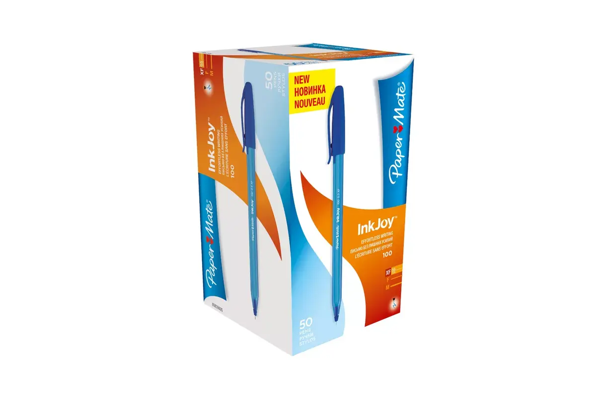 Paper Mate InkJoy 100ST Ultra Fine шариковая, 50 шт. Photo 5