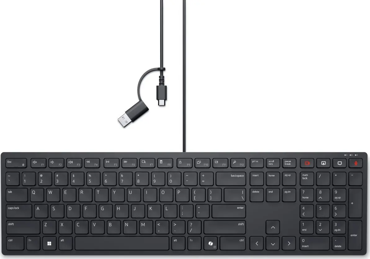 Dell KB525C vadāma pilna izmēra tastatūra Photo 6