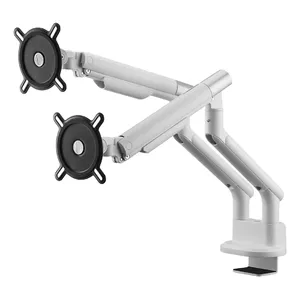 One For All DM 7220 Monitor Mount Stand 35" Desk White Clamp Grommet