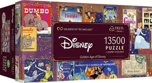 Jigsaw Puzzle TREFL Prime Disney Golden Age of Disney 13500 pieces, model 81026