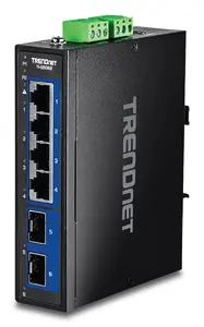 TRENDnet TI-G5062 Industrial Unmanaged 6-Port 2.5G Ethernet Switch with 10G SFP+