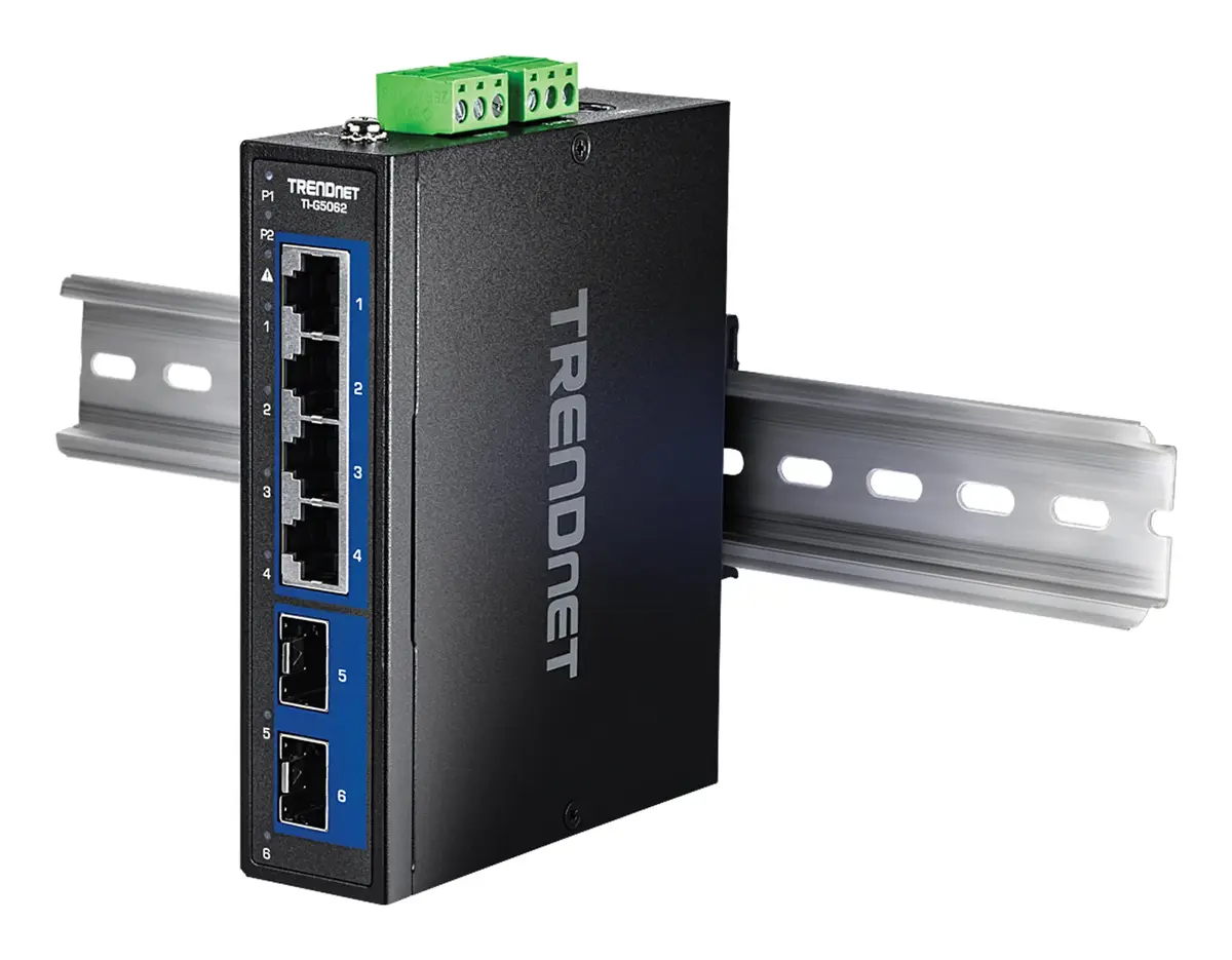 Промышленный коммутатор TRENDnet TI-G5062 2.5G Ethernet Photo 5