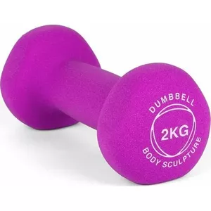 Гантель body sculpture BW 513 2 кг винил — пара виниловых гантелей по 2 кг