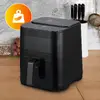 Фритюрница с горячим воздухом Extralink HOME AIR FRYER 5.2L EU SJ-520 Photo 10