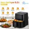 Фритюрница с горячим воздухом Extralink HOME AIR FRYER 5.2L EU SJ-520 Photo 21