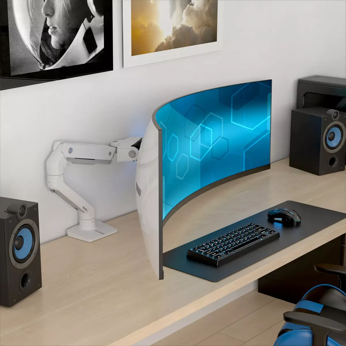 Ergotron HX Series HX ARM AR ĻOTI IZTURĪGU GRIEŽAMO SIENAS KONSOLI Photo 3