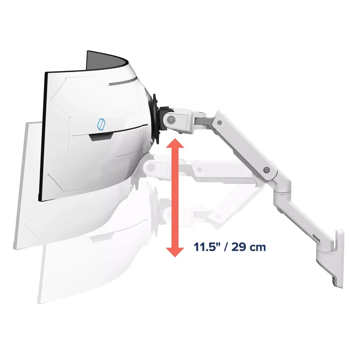 Ergotron HX Series HX ARM AR ĻOTI IZTURĪGU GRIEŽAMO SIENAS KONSOLI Photo 5