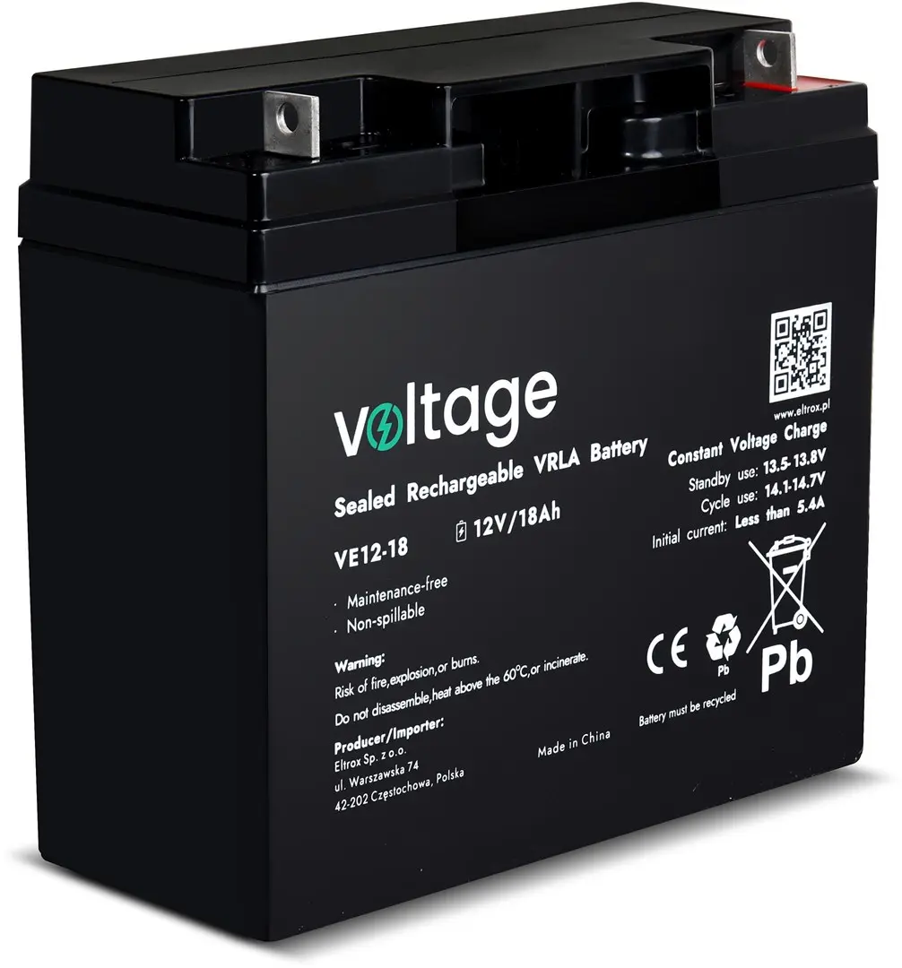 AGM Akumulators Volt Polska VE12-18 12V