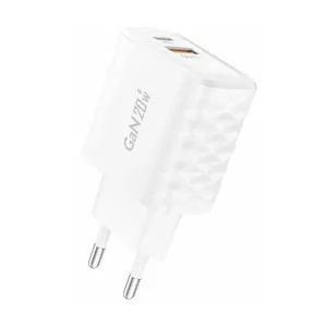 Foneng EU56 Wall Charger, 20W, 1xUSB-A and 1xUSB-C Ports, White