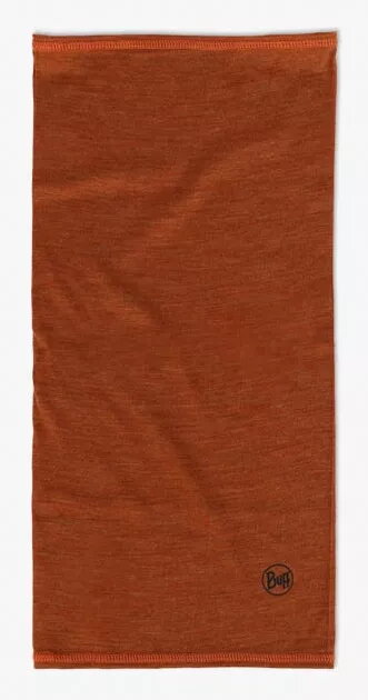 Buff Lightweight Merino Wool Neckwear Brown Photo 1
