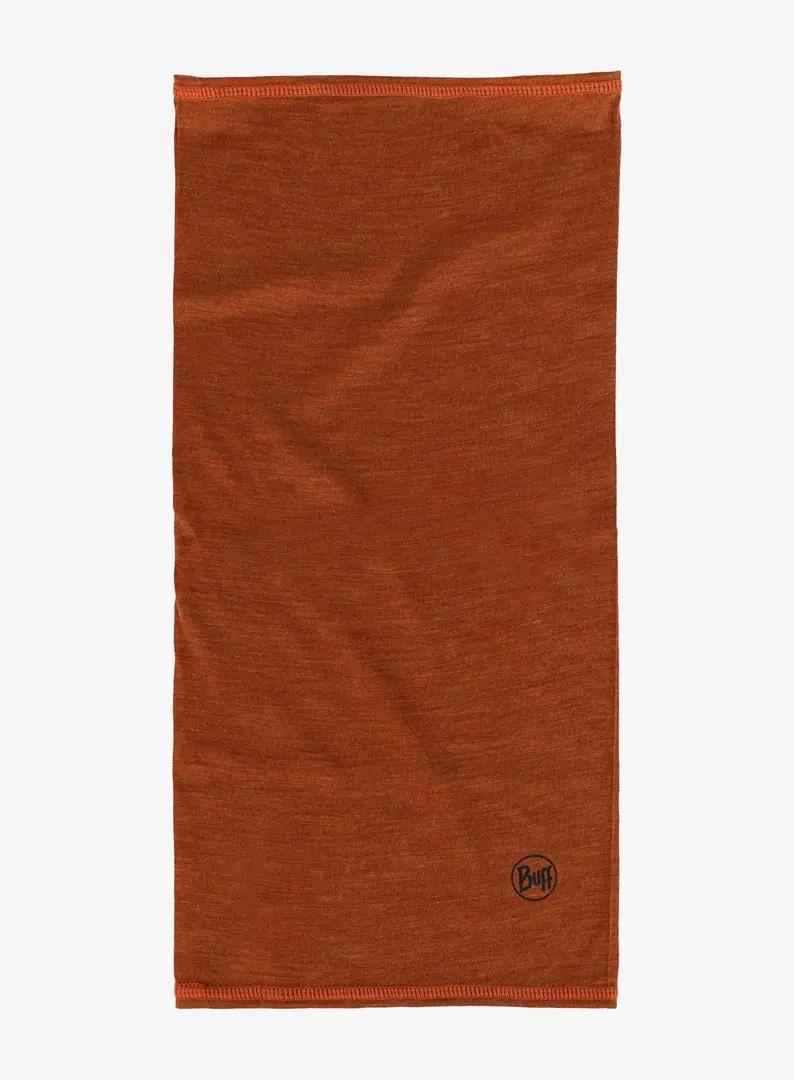 Buff Lightweight Merino Wool Neckwear Brown Photo 4