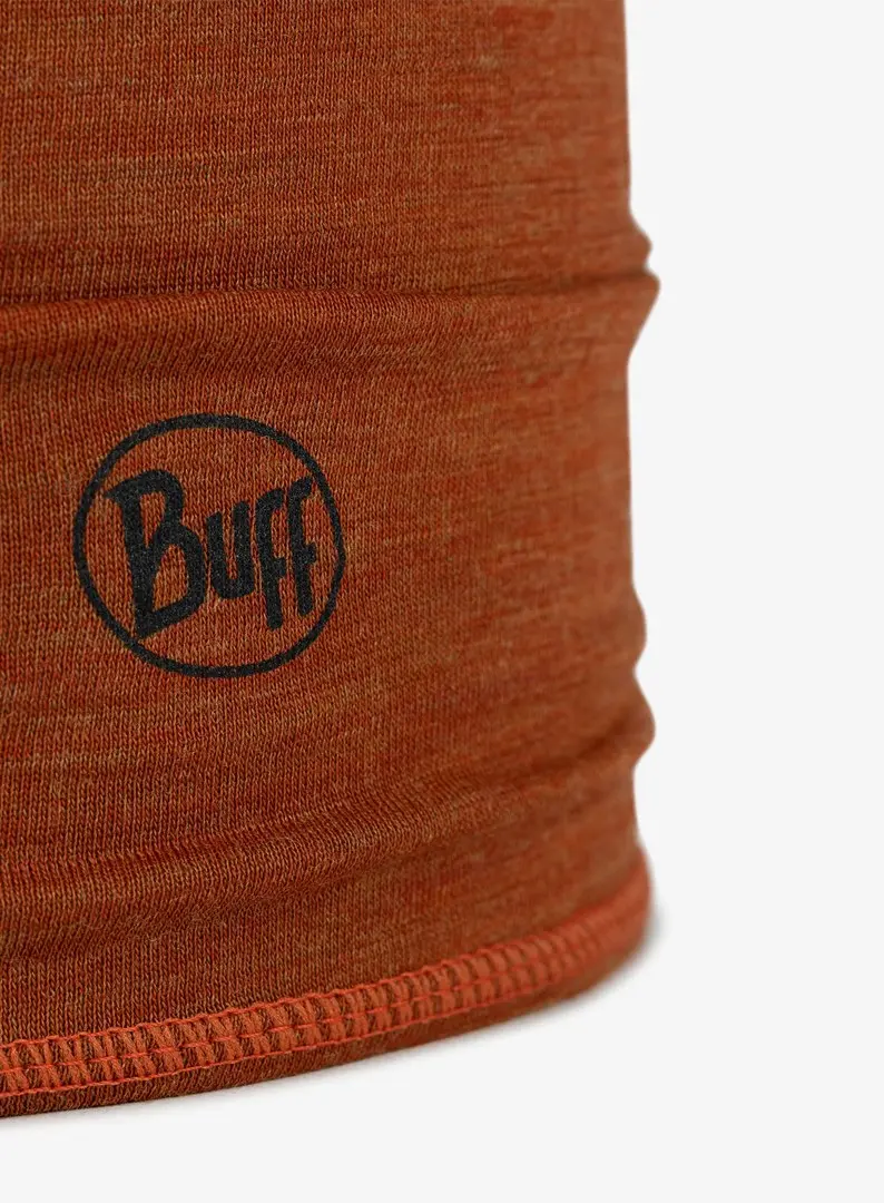 Buff Lightweight Merino Wool Neckwear Brown Photo 5