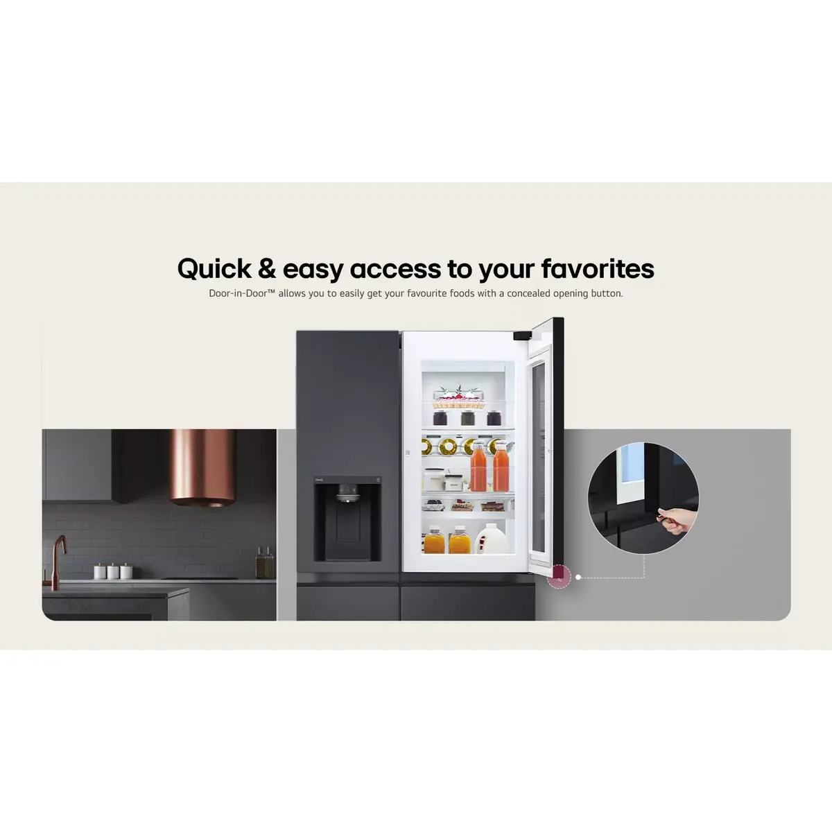 LG InstaView GSXE90EVDD Refrigerator Photo 8