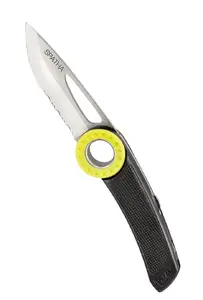 Petzl Spatha knife S92AN — folding rescue/utility knife, black handle