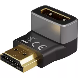 Goobay 72011 Video Cable Adapter HDMI Type A Standard Male Black Silver