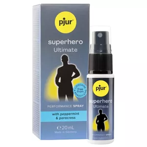 Personal delay spray pjur superhero UltimateSpray20 20 ml – 6-fold active complex, for reducing penile oversensitivity