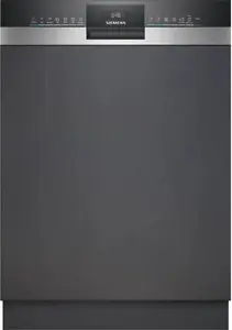 Посудомоечная машина Siemens iQ300 SN53ES04TE полувстраиваемая 13 комплектов 6 программ Home Connect черная панель управления