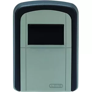 Atslēgu kastīte ABUS KeyGarage 707 — alumīnija korpuss, kodu slēdzene, 88×39×120 mm, melna/ sudraba