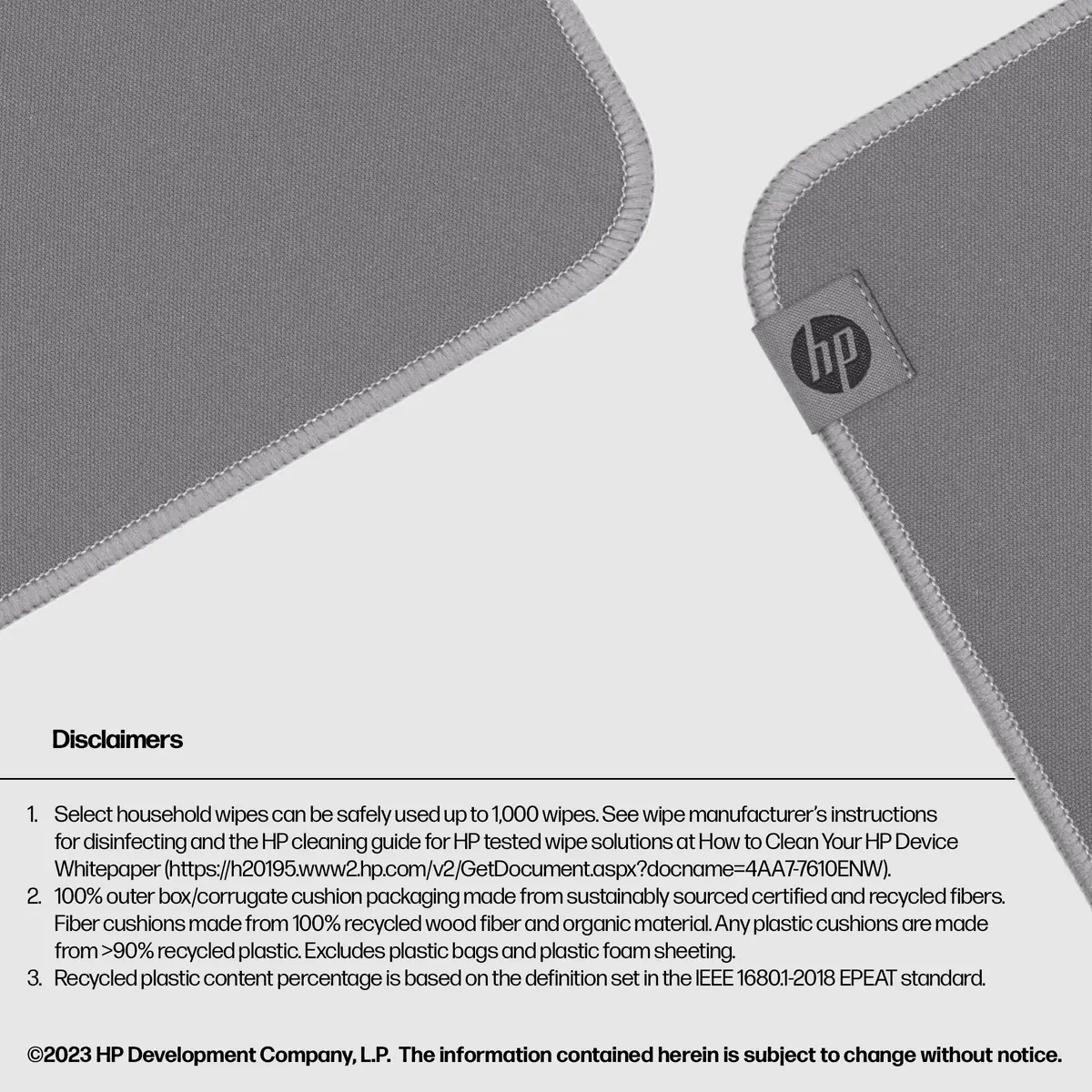 Коврик для мыши HP 105 Sanitizable Photo 5
