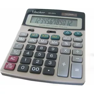 Калькулятор Vector KAV CD-2372 12 цифр солнечная энергия